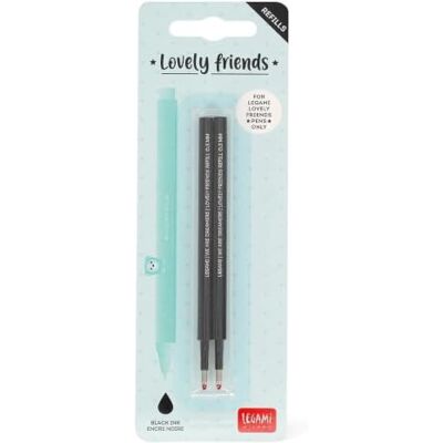 Legami SET DI DUE REFIL PER PENNA GEL LOVELY FRIENDS BLACK Legami SET DI DUE REFIL PER PENNA GEL LOVELY FRIENDS BLACK