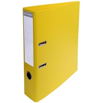 Exacompta rif. cartone da 10 raccoglitori a leva A4 Prem'Touch dorso da 70 mm meccanismo 75 mm dimensioni esterne: 32X29X7cm formato per archiviazione A4 colore: giallo Exacompta rif. cartone da 10 raccoglitori a leva A4 Prem'Touch dorso da 70 mm meccanismo 75 mm dimensioni esterne: 32X29X7cm formato per archiviazione A4 colore: giallo