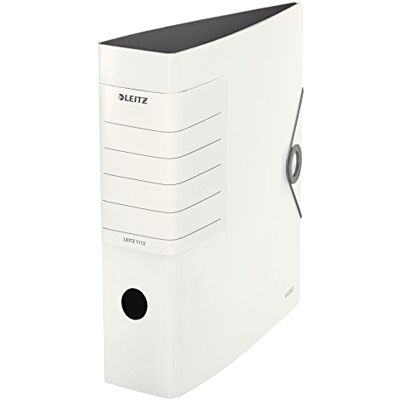 Leitz Registratore in Polyfoam 180° f.to Commerciale Dorso 8.2 cm Bianco Leitz Registratore in Polyfoam 180° f.to Commerciale Dorso 8.2 cm Bianco
