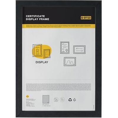 Bi-Office Cornice per certificati, A3, Cornice nera Bi-Office Cornice per certificati, A3, Cornice nera