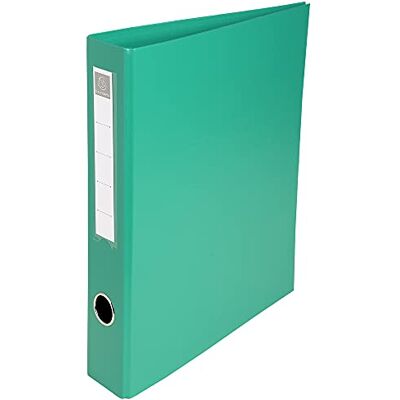 Exacompta 1 Raccoglitore Foderato Rigido in PVC 4 Anelli a D 40 mm in Terza di Copertina Dorso 60 mm Formato Esterno 29x32 cm per A4 Maxi Verde Exacompta 1 Raccoglitore Foderato Rigido in PVC 4 Anelli a D 40 mm in Terza di Copertina Dorso 60 mm Formato Esterno 29x32 cm per A4 Maxi Verde