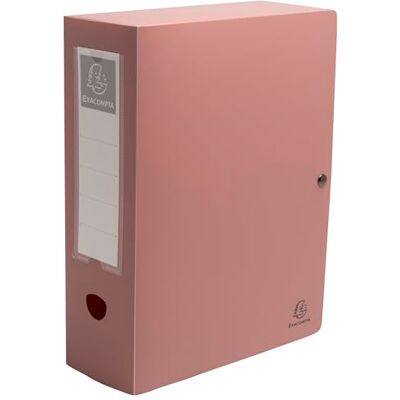 Exacompta Rif. 1 scatola di archiviazione con chiusura a pressione Skandi, in polipropilene riciclato rigido, dorso 10 cm, dim 25 x 33 cm, PP riciclato Skandi, per A4, colori casuali Exacompta Rif. 1 scatola di archiviazione con chiusura a pressione Skandi, in polipropilene riciclato rigido, dorso 10 cm, dim 25 x 33 cm, PP riciclato Skandi, per A4, colori casuali