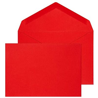 Blake Everyday 114 x 162 mm 100 g/m2 Invito formale Gommato () Rosso, Confezione da 500 Blake Everyday 114 x 162 mm 100 g/m2 Invito formale Gommato () Rosso, Confezione da 500