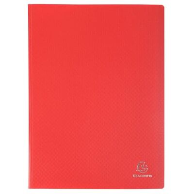 Exacompta Ref 8825E Confezione da 20 cartelline Opak 20 buste trasparenti lisce 40 facciate Formato A4 Dimensioni 24 x 32 cm Copertina semirigida in polipropilene, colore rosso Exacompta Ref 8825E Confezione da 20 cartelline Opak 20 buste trasparenti lisce 40 facciate Formato A4 Dimensioni 24 x 32 cm Copertina semirigida in polipropilene, colore rosso