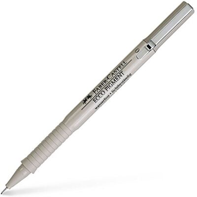 Faber-Castell Penna a inchiostro Ecco Pigment, 0,1 mm, nero Faber-Castell Penna a inchiostro Ecco Pigment, 0,1 mm, nero