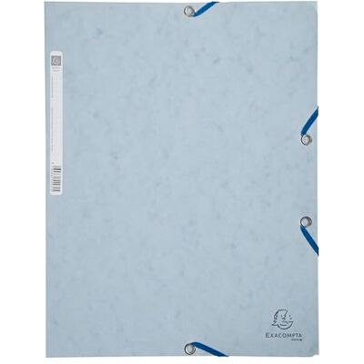 Exacompta Chemise 3 Rabats a Elastiques Carte Lustree 400g/M2 Nature Future A4 Exacompta Chemise 3 Rabats a Elastiques Carte Lustree 400g/M2 Nature Future A4