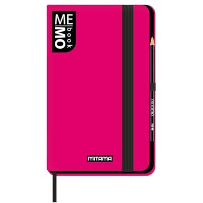 Mitama Taccuino Large FUCSIA MEMO BOOK NOTEBOOK Copertina Soft Touch Tasca interna + Matita Inclusa Fogli Bianchi 13 x 21 cm Mitama Taccuino Large FUCSIA MEMO BOOK NOTEBOOK Copertina Soft Touch Tasca interna + Matita Inclusa Fogli Bianchi 13 x 21 cm