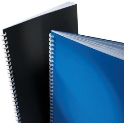 GBC PolyClearView Copertine A4 per Rilegatura, Confezione 100 Copertine, Polipropilene, Blu GBC PolyClearView Copertine A4 per Rilegatura, Confezione 100 Copertine, Polipropilene, Blu