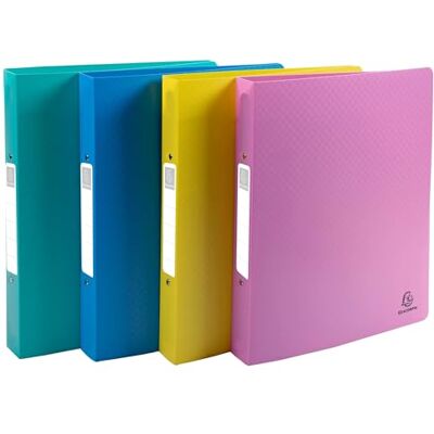 Exacompta Rif. 54790E Cartone da 12 raccoglitori Forever Young, 2 anelli rotondi diametro 30 mm, dorso 40 mm, dimensioni esterne: 32 x 26,8 cm, formato A4 Maxi assortiti Exacompta Rif. 54790E Cartone da 12 raccoglitori Forever Young, 2 anelli rotondi diametro 30 mm, dorso 40 mm, dimensioni esterne: 32 x 26,8 cm, formato A4 Maxi assortiti