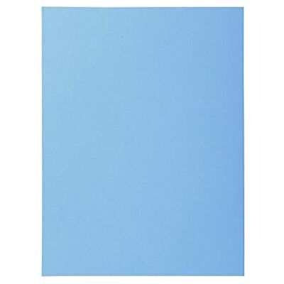 Exacompta Cartelle Semplici, 24x32 cm, Blu Scuro Exacompta Cartelle Semplici, 24x32 cm, Blu Scuro