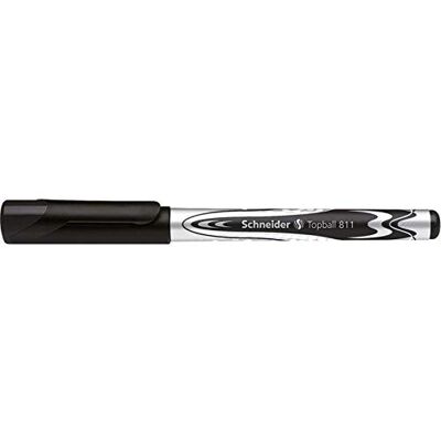Schneider – Set di 3 penne roller a inchiostro Topball 811 05 Nero Schneider – Set di 3 penne roller a inchiostro Topball 811 05 Nero