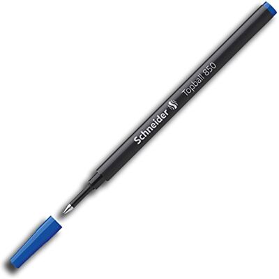 Schneider – cartucce Topball 850 per penne roller, formato Euro, 0,5, colore blu Schneider – cartucce Topball 850 per penne roller, formato Euro, 0,5, colore blu