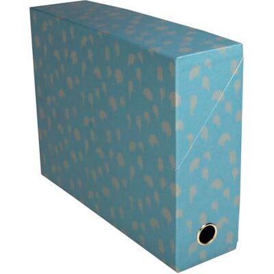 Exacompta Rif. Cartone da 5 scatole di trasferimento Neo Déco, dorso 90 mm, occhiello di presa in oro, dimensioni 25,5 x 9 x 34 cm, etichetta adesiva inclusa, colori assortiti Exacompta Rif. Cartone da 5 scatole di trasferimento Neo Déco, dorso 90 mm, occhiello di presa in oro, dimensioni 25,5 x 9 x 34 cm, etichetta adesiva inclusa, colori assortiti