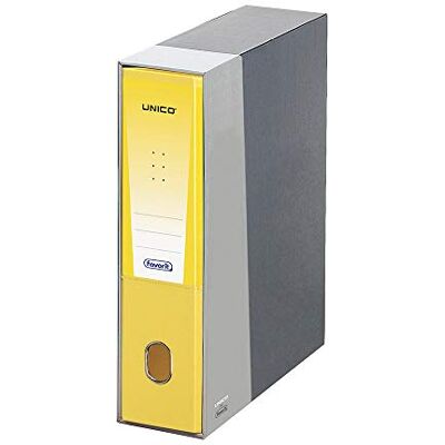 Favorit Raccoglitore Unico con Custodia Dorso 5 cm, 23 x 33 cm, Giallo, 1 Pezzo Favorit Raccoglitore Unico con Custodia Dorso 5 cm, 23 x 33 cm, Giallo, 1 Pezzo