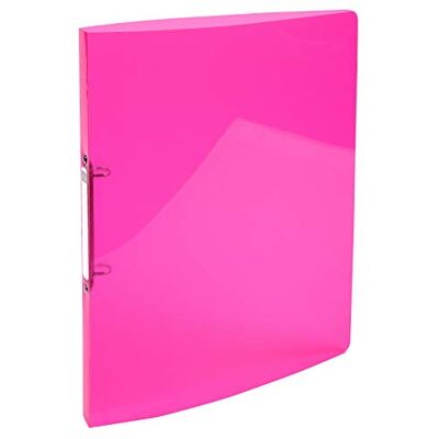 Exacompta Iderama Raccoglitore ad anelli flessibile in polipropilene, formato A4, 2 anelli, dorso 20 mm, confezione da 5, colore: Rosa Exacompta Iderama Raccoglitore ad anelli flessibile in polipropilene, formato A4, 2 anelli, dorso 20 mm, confezione da 5, colore: Rosa