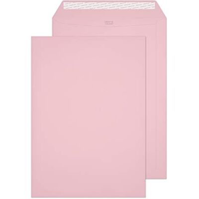 Blake Colour 324 x 229 mm 120 g/m2 Tasca Stacca e sigilla (P) Rosa bebè, Confezione da 500 Blake Colour 324 x 229 mm 120 g/m2 Tasca Stacca e sigilla (P) Rosa bebè, Confezione da 500