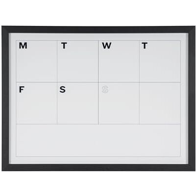 Bi-Office Lavagna Planner Settimanale, Lavagna Magnetica e Cancellabile a Secco, Cornice In Nero, 120 x 90cm Bi-Office Lavagna Planner Settimanale, Lavagna Magnetica e Cancellabile a Secco, Cornice In Nero, 120 x 90cm
