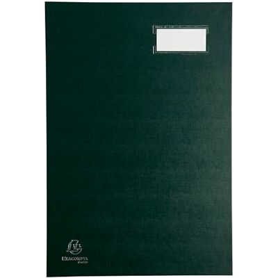 Exacompta Rif. 57023E Cartone di 8 paracolpi sterzo retro a soffietto telato porta etichetta copertina plastificata 20 scomparti in carta rosa con 3 perforazioni 24 x 35 cm verde Exacompta Rif. 57023E Cartone di 8 paracolpi sterzo retro a soffietto telato porta etichetta copertina plastificata 20 scomparti in carta rosa con 3 perforazioni 24 x 35 cm verde