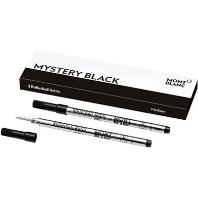 Montblanc 128231 Refill Per tutte le penne roller/fineliner tranne Meisterstück LeGrand, Nero (Mystery Black), M (1.0 mm), Confezione da 2 Montblanc 128231 Refill Per tutte le penne roller/fineliner tranne Meisterstück LeGrand, Nero (Mystery Black), M (1.0 mm), Confezione da 2
