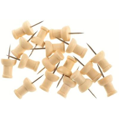Bi-Office Earth, Puntine In Legno Per Lavagne in Sughero o Lavagne in Feltro, Confezione da 500 Puntine Bi-Office Earth, Puntine In Legno Per Lavagne in Sughero o Lavagne in Feltro, Confezione da 500 Puntine