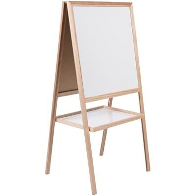 Bi-Office Kidio Doppia Faccia, Cavalletto in Legno, Superficie Nera non Magnetica e Bianca, 60 x 120 x 40 cm Bi-Office Kidio Doppia Faccia, Cavalletto in Legno, Superficie Nera non Magnetica e Bianca, 60 x 120 x 40 cm