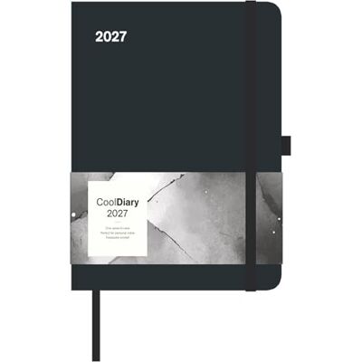 Alpha Cool Diary Black 2027: Buchkalender 16x22 cm Wochenplaner mit 4-sprachigem Kalendarium, internationalen Feiertagen, Stifthalter & Elastikband, für Beruf, Schule & Alltag Alpha Cool Diary Black 2027: Buchkalender 16x22 cm Wochenplaner mit 4-sprachigem Kalendarium, internationalen Feiertagen, Stifthalter & Elastikband, für Beruf, Schule & Alltag