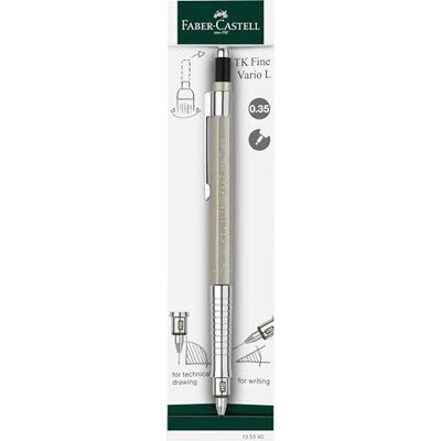Faber-Castell Matita meccanica TK-Fine Vario L 0.35 mm, Oro Champagne, mina con meccanismo morbido/duro Faber-Castell Matita meccanica TK-Fine Vario L 0.35 mm, Oro Champagne, mina con meccanismo morbido/duro