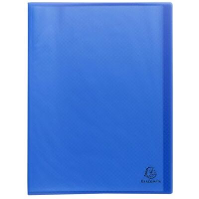 Exacompta Rif. 78532E Cartone da 15 portadocumenti Opak riciclato, 30 buste grana 60 viste per formato A4 copertina morbida in PP 4/10° semi-opaco, colore: azzurro Exacompta Rif. 78532E Cartone da 15 portadocumenti Opak riciclato, 30 buste grana 60 viste per formato A4 copertina morbida in PP 4/10° semi-opaco, colore: azzurro