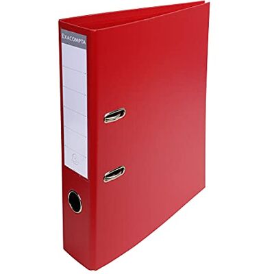 Exacompta rif. cartone da 50 raccoglitori a leva A4 Export dorso da 70 mm meccanismo 75 mm dimensioni esterne: 32 x 29 x 7 cm formato per archiviazione A4 colore: Rosso Exacompta rif. cartone da 50 raccoglitori a leva A4 Export dorso da 70 mm meccanismo 75 mm dimensioni esterne: 32 x 29 x 7 cm formato per archiviazione A4 colore: Rosso
