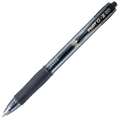 PILOT Penna a sfera a scatto G-2 nero 0,7 mm 001520 PILOT Penna a sfera a scatto G-2 nero 0,7 mm 001520