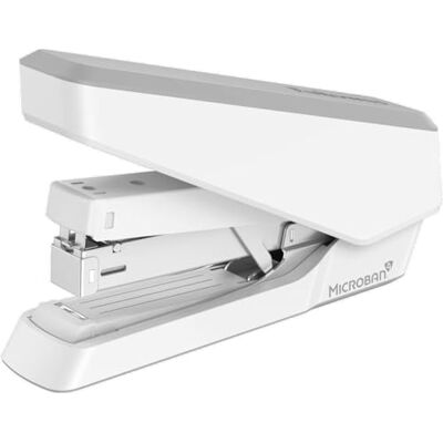 Fellowes Cucitrice LX870 a striscia intera con Tecnologia Easy-Press e Rivestimento in Microban, Capacità 40 Fogli, Punti da 24/6mm e 26/6mm, Colore Bianco Fellowes Cucitrice LX870 a striscia intera con Tecnologia Easy-Press e Rivestimento in Microban, Capacità 40 Fogli, Punti da 24/6mm e 26/6mm, Colore Bianco