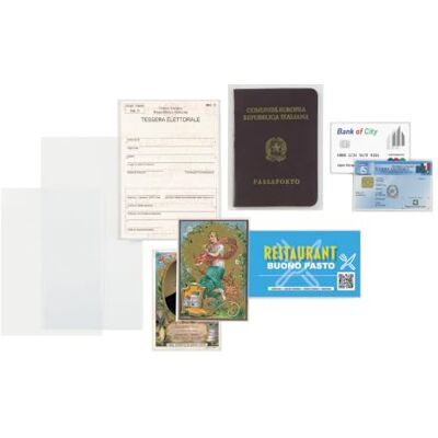 Favorit 100460092 Buste Senza Foratura Upocket,25 Pezzi, 10 x 13.5 cm, Trasparente Favorit 100460092 Buste Senza Foratura Upocket,25 Pezzi, 10 x 13.5 cm, Trasparente