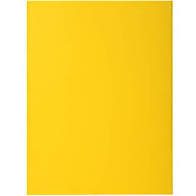 EXACOMPTA Cartelle Semplici, 24x32 cm, Giallo Sole EXACOMPTA Cartelle Semplici, 24x32 cm, Giallo Sole