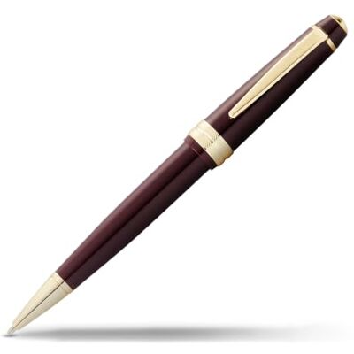 CROSS Bailey Light Penna a sfera (tratto F, colore inchiostro: nero, con confezione regalo, colore: Rosso laccato con raccordi dorati CROSS Bailey Light Penna a sfera (tratto F, colore inchiostro: nero, con confezione regalo, colore: Rosso laccato con raccordi dorati