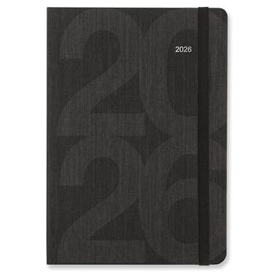 Letts of London Block Agenda settimanale 2026, formato A5, colore: Nero Letts of London Block Agenda settimanale 2026, formato A5, colore: Nero