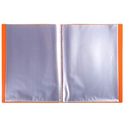 Exacompta Ref 8864E Confezione da 8 cartelline Opak 60 buste trasparenti lisce a 120 facciate, formato A4, dimensioni 24 x 32 cm, copertina semirigida in polipropilene, arancione Exacompta Ref 8864E Confezione da 8 cartelline Opak 60 buste trasparenti lisce a 120 facciate, formato A4, dimensioni 24 x 32 cm, copertina semirigida in polipropilene, arancione