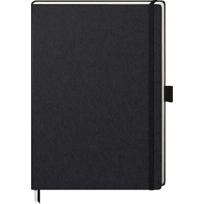 BRUNNEN Taccuino Kompagnon Klassik, copertina rigida, 21 x 29,4 cm, 192 pagine, 1 pezzo, colore: Nero BRUNNEN Taccuino Kompagnon Klassik, copertina rigida, 21 x 29,4 cm, 192 pagine, 1 pezzo, colore: Nero