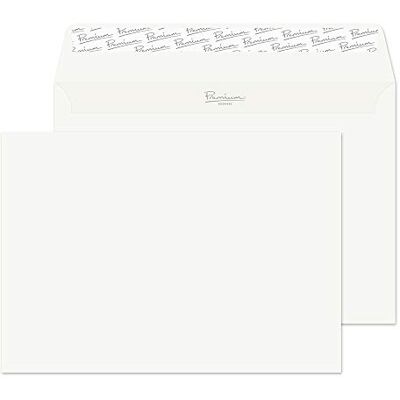 Blake Premium Business 162 x 229 mm 120 g/m2 Portafoglio Stacca e sigilla () Ostrica wove, Confezione da 500 Blake Premium Business 162 x 229 mm 120 g/m2 Portafoglio Stacca e sigilla () Ostrica wove, Confezione da 500