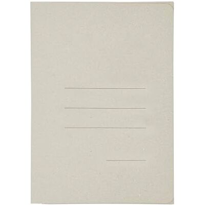 Blasetti Cartelline 3 Lembi in Cartoncino Riciclato CARTECO' GRIGIO Raccoglitore Documenti Per Ufficio, Formato 25x35 cm, Confezione 50 Pezzi, Carta 1800gr Blasetti Cartelline 3 Lembi in Cartoncino Riciclato CARTECO' GRIGIO Raccoglitore Documenti Per Ufficio, Formato 25x35 cm, Confezione 50 Pezzi, Carta 1800gr