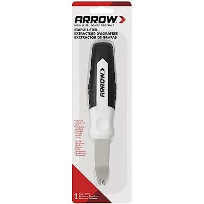 Arrow Levapunti con sollevatore in acciaio inox per tappezzeria, mobili, riparazioni e artigianato Arrow Levapunti con sollevatore in acciaio inox per tappezzeria, mobili, riparazioni e artigianato