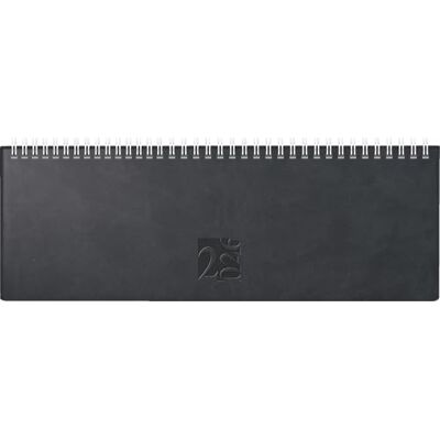 rido/idé Agenda orizzontale mod. AC 2026 307 × 105 mm ecopelle nero rido/idé Agenda orizzontale mod. AC 2026 307 × 105 mm ecopelle nero