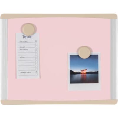 Bi-Office Lavagna magnetica Inka Peony, 28x21,6cm, Superficie in Acciaio Laccato, Cornice in alluminio e plastica beige Bi-Office Lavagna magnetica Inka Peony, 28x21,6cm, Superficie in Acciaio Laccato, Cornice in alluminio e plastica beige