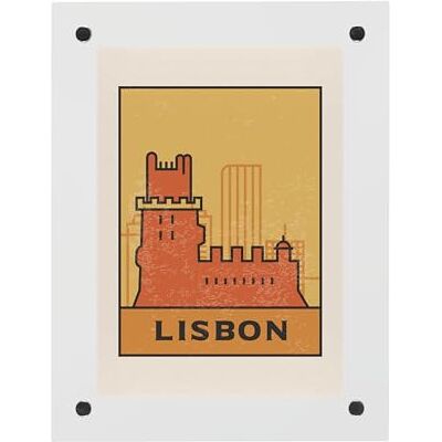 Bi-Office Espositore di poster acrilico magnetico senza cornice, A5 Bi-Office Espositore di poster acrilico magnetico senza cornice, A5