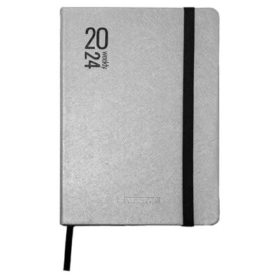 Mitama Agenda ARGENTO NERO Planner Settimanale 18 mesi Settembre 2023 – Febbraio 2025-158 pagine + 50 contenuti extra- Tasca Interna + Matita Coordinata 15 x 21 cm Mitama Agenda ARGENTO NERO Planner Settimanale 18 mesi Settembre 2023 – Febbraio 2025-158 pagine + 50 contenuti extra- Tasca Interna + Matita Coordinata 15 x 21 cm