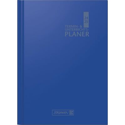 BRUNNEN Agenda per appuntamenti e lezioni (2024/2025), 2 pagine = 1 settimana, A4, 224 pagine, copertina baladek, blu BRUNNEN Agenda per appuntamenti e lezioni (2024/2025), 2 pagine = 1 settimana, A4, 224 pagine, copertina baladek, blu