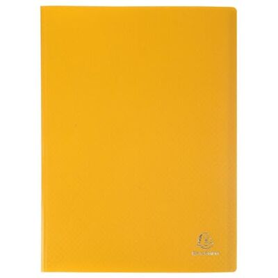 Exacompta Rif. 85109E Cartone da 8 proteggi-documenti OPAK 100 buste grana antiriflesso 200 viste per formato A4 dimensioni 24 x 32 cm copertina in polipro morbida colore giallo Exacompta Rif. 85109E Cartone da 8 proteggi-documenti OPAK 100 buste grana antiriflesso 200 viste per formato A4 dimensioni 24 x 32 cm copertina in polipro morbida colore giallo
