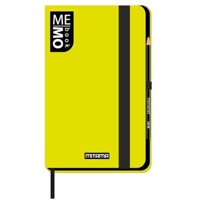 Mitama Taccuino Large GIALLO FLUO MEMO BOOK NOTEBOOK Copertina Soft Touch Tasca interna + Matita Inclusa Fogli a Righe 13 x 21 cm, Per ragazzi e adulti, Ufficio e tempo libero Mitama Taccuino Large GIALLO FLUO MEMO BOOK NOTEBOOK Copertina Soft Touch Tasca interna + Matita Inclusa Fogli a Righe 13 x 21 cm, Per ragazzi e adulti, Ufficio e tempo libero