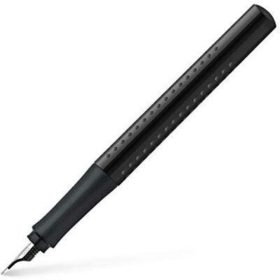 Faber-Castell Penna stilografica GRIP 2010, pennino F, nero Faber-Castell Penna stilografica GRIP 2010, pennino F, nero