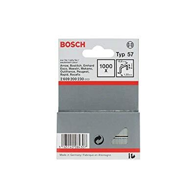Bosch 2609200230 Graffe - 1000 Graffe - Graffe per Materiali Sottili Bosch 2609200230 Graffe - 1000 Graffe - Graffe per Materiali Sottili