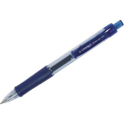 Q-Connect Penna a sfera inchiostro gel Sigma M blu KF00382-12 pezzi. Q-Connect Penna a sfera inchiostro gel Sigma M blu KF00382-12 pezzi.
